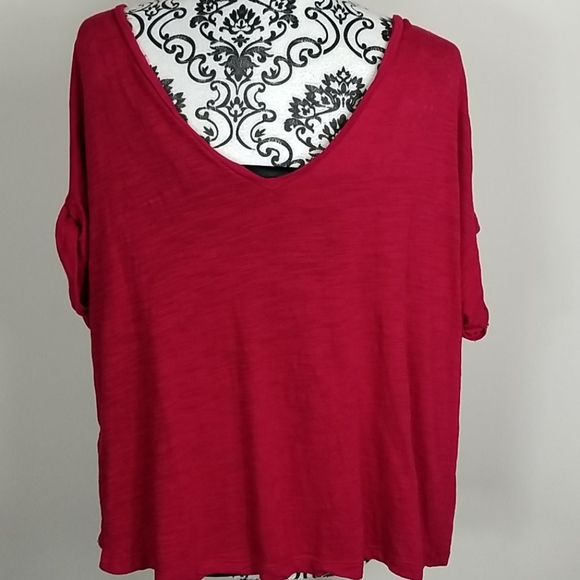 Women's Small Banana Republic Oversized red blouse - Picture 3 of 9